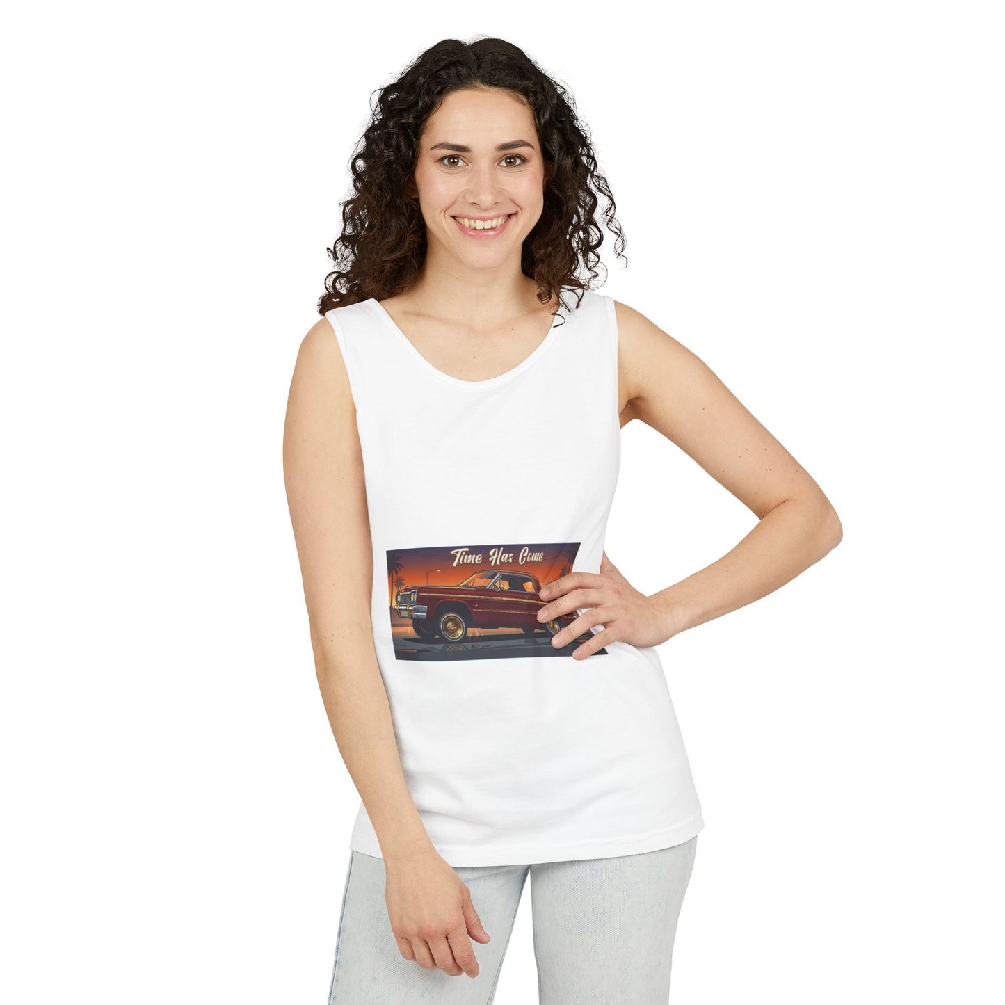 Classic Lowrider Tank Top — Vintage Car Graphic Tee