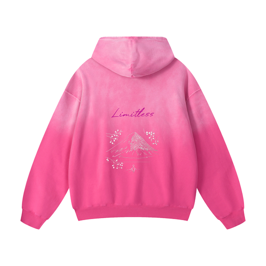 Heavyweight Sunfade Oversized Hoodie - Limitless