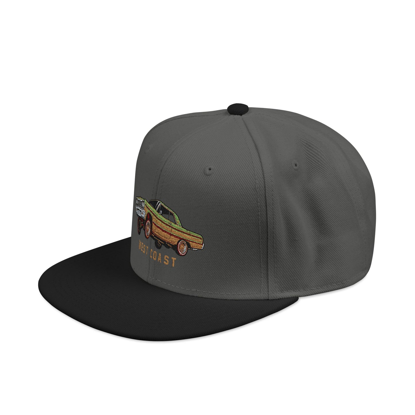 Embroidered Lowrider Snapback Hat – Classic Car Graphics
