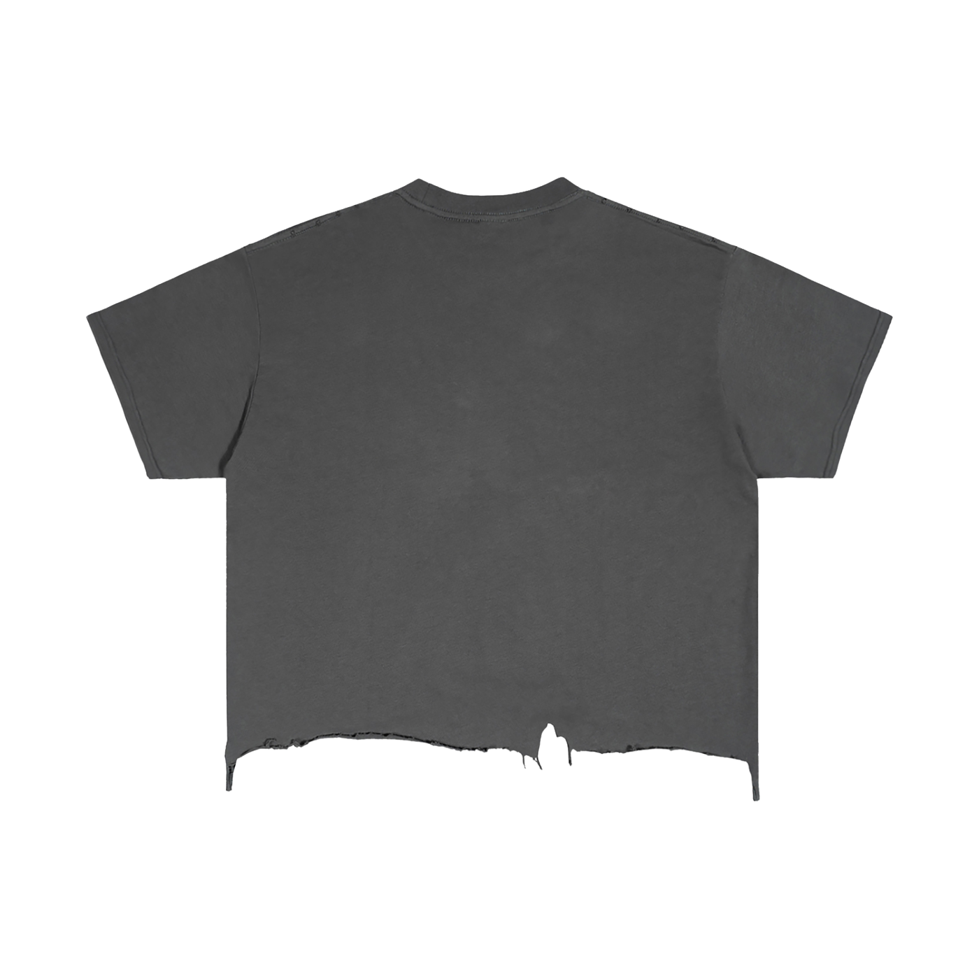 Vintage Wash Boxy Distressed Hem T-Shirt - RIDE MODE