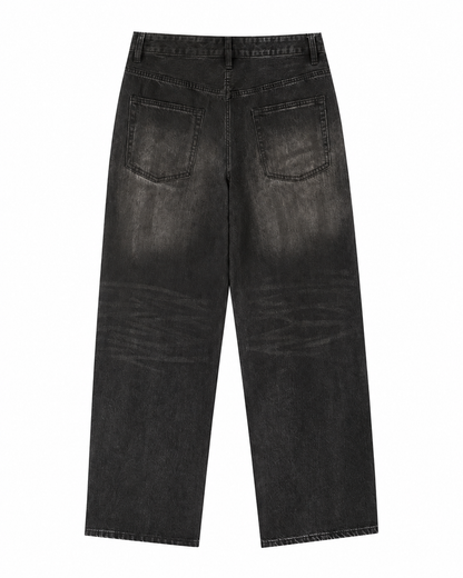 Vintage Wash Heavyweight Denim Jeans - One Last dance