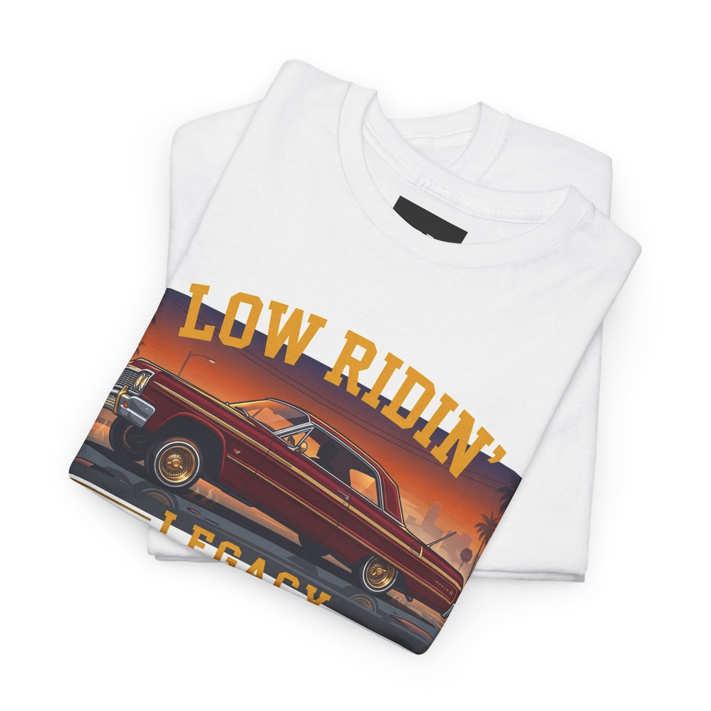 Low Ridin' Legacy T-Shirt — Vintage Lowrider Car Graphic Tee