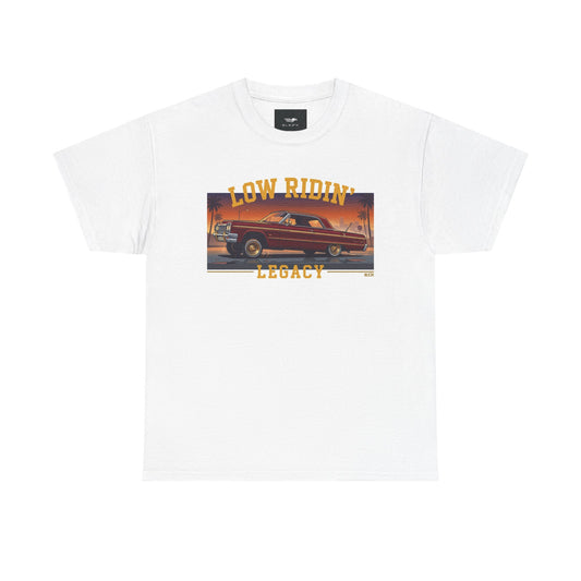 Low Ridin' Legacy T-Shirt — Vintage Lowrider Car Graphic Tee