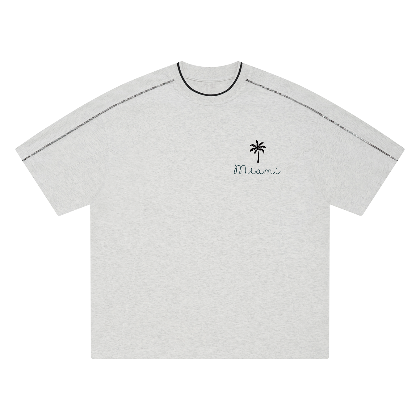 Unisex Over sized minimalist T-Shirt - Miami