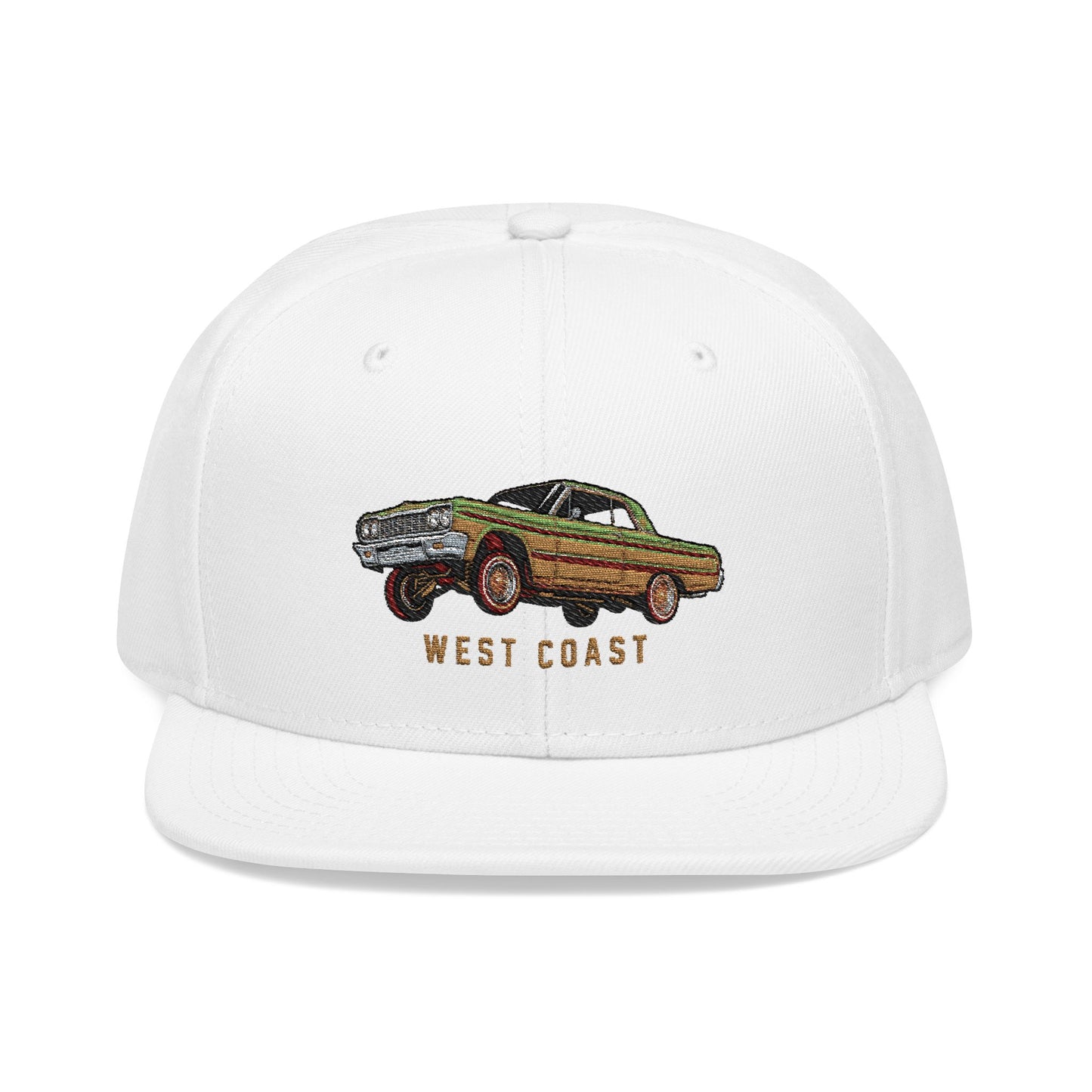 Embroidered Lowrider Snapback Hat – Classic Car Graphics