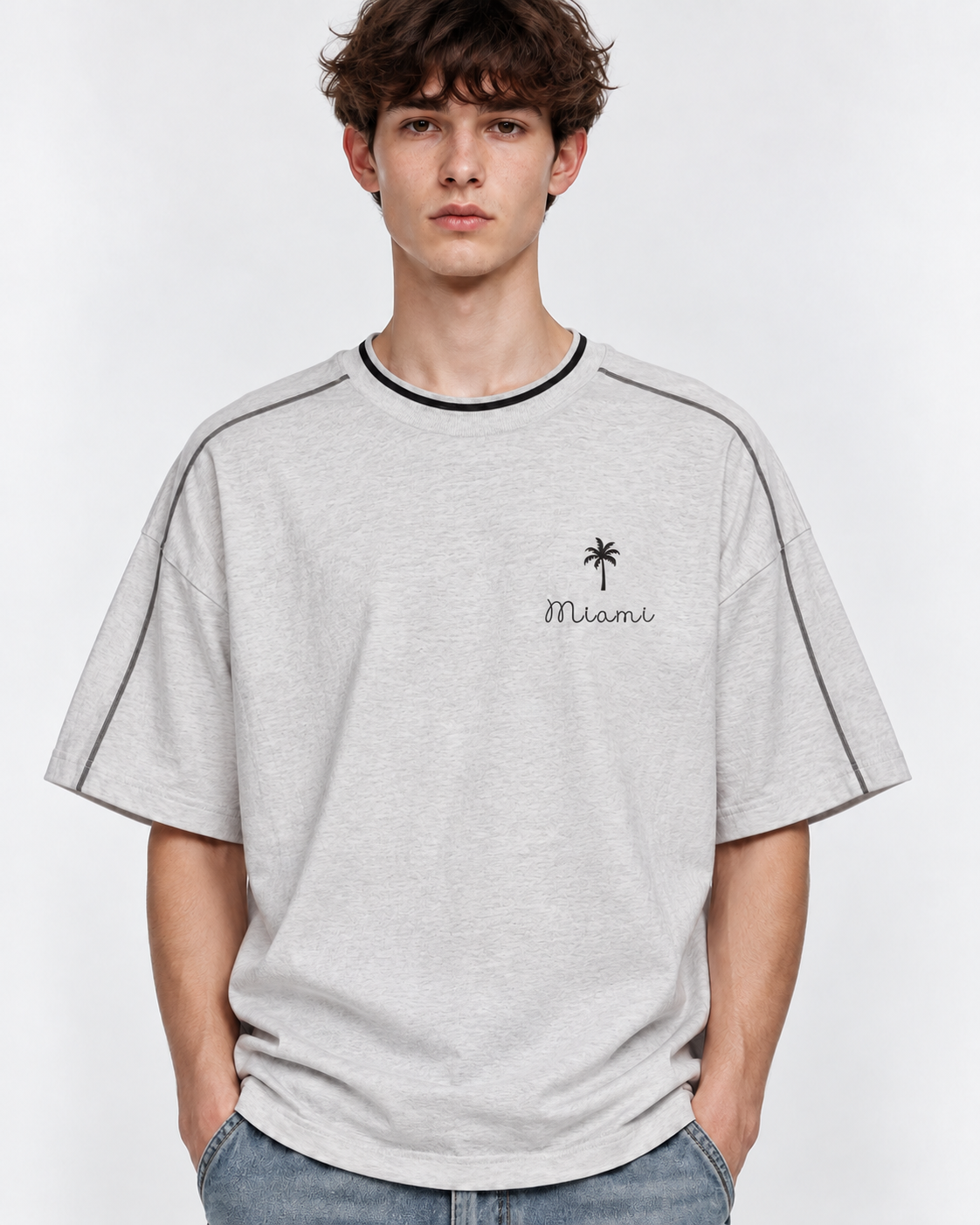 Unisex Over sized minimalist T-Shirt - Miami