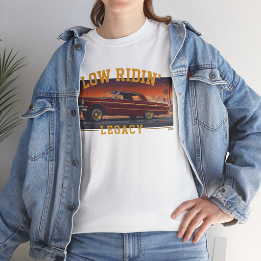 Low Ridin' Legacy T-Shirt — Vintage Lowrider Car Graphic Tee