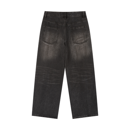 Vintage Wash Heavyweight Denim Jeans - One Last dance