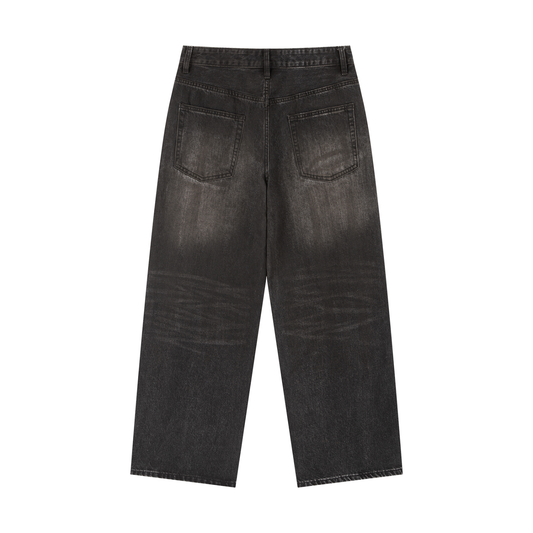 Vintage Wash Heavyweight Denim Jeans - One Last dance