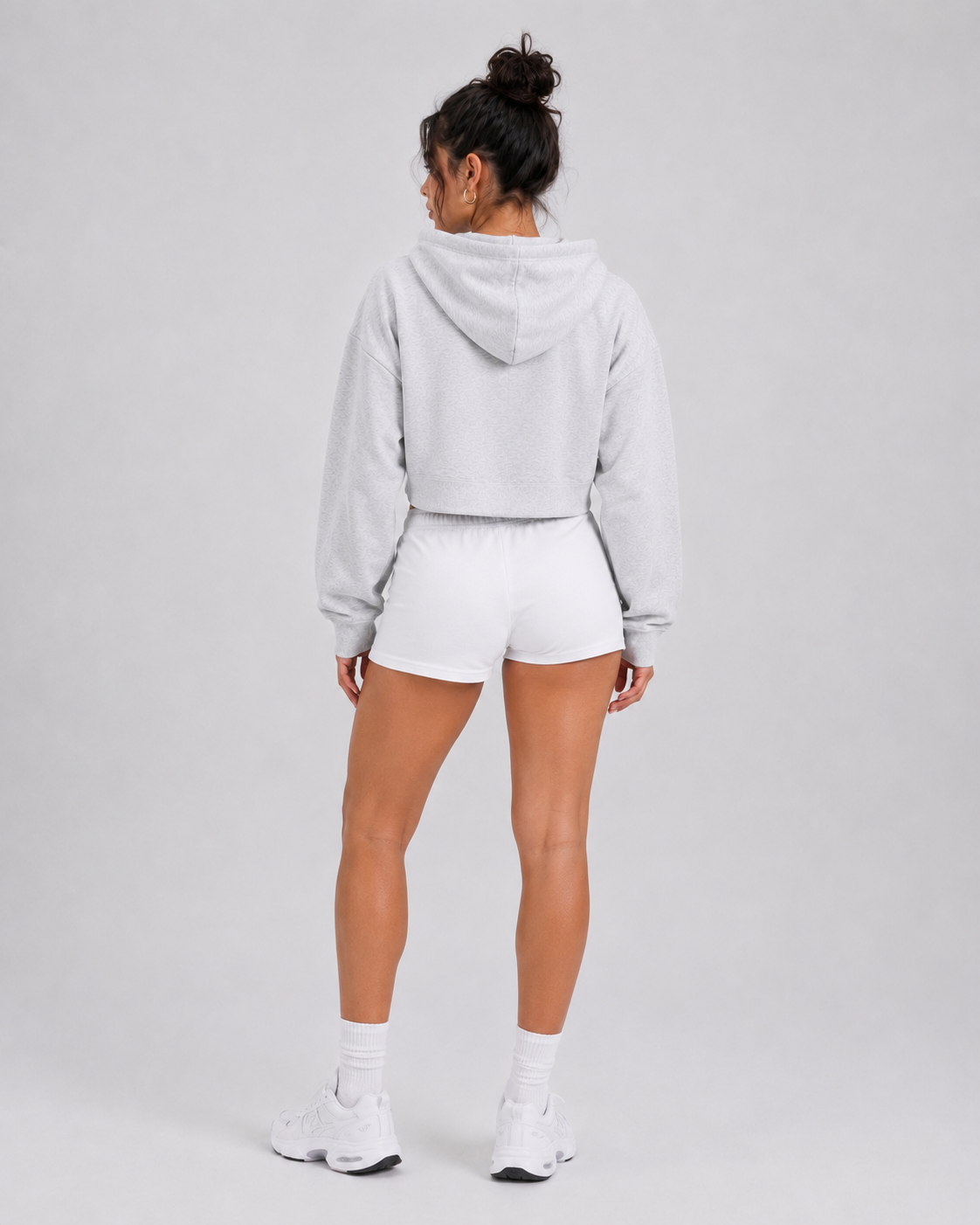 Essential Cropped Hoodie - BADDIE