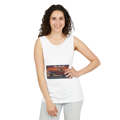 Classic Lowrider Tank Top —  Vintage Car Graphic Tee