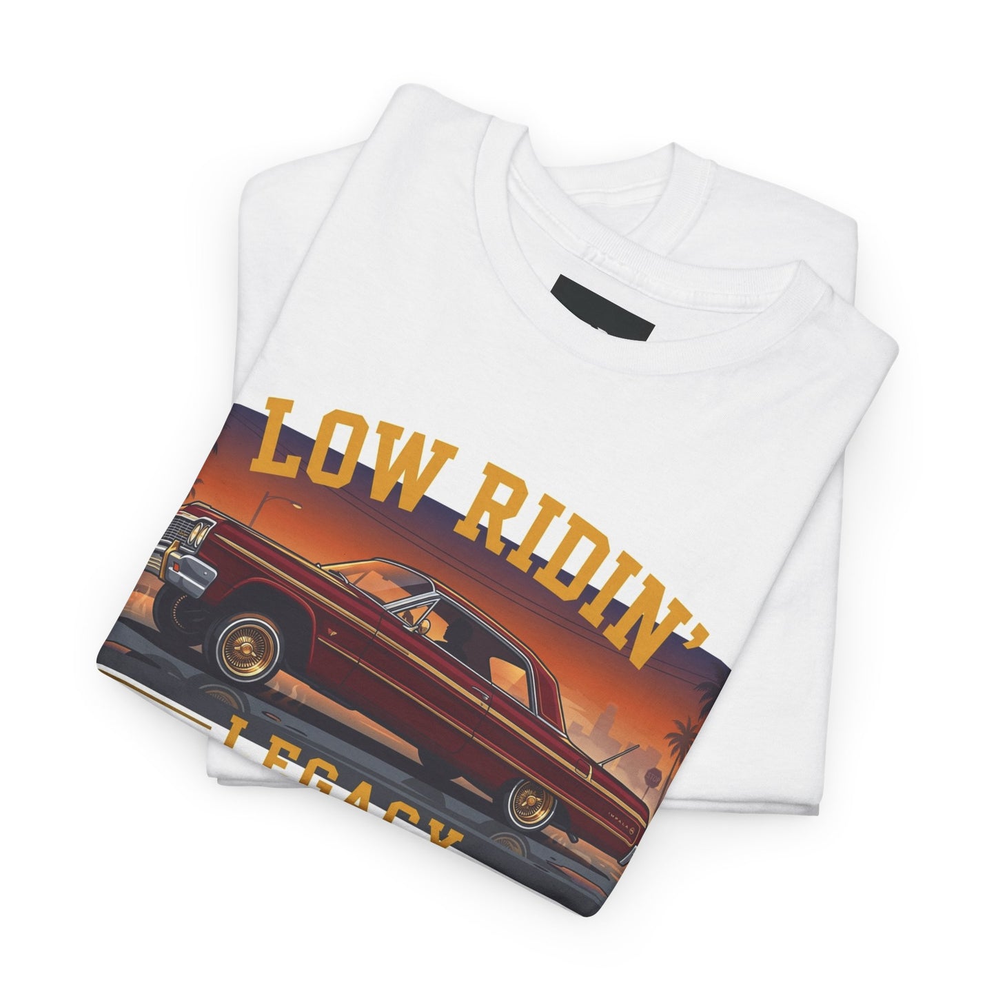 Low Ridin' Legacy T-Shirt — Vintage Lowrider Car Graphic Tee
