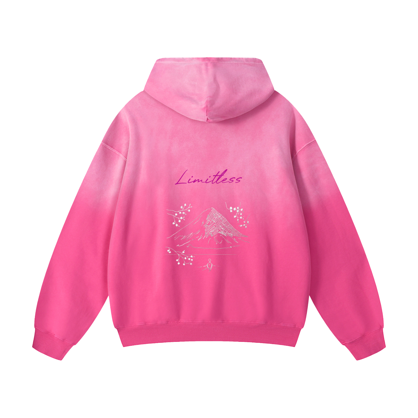 Heavyweight Sunfade Oversized Hoodie - Limitless