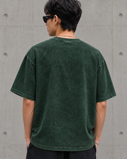 Men Mineral Wash Boxy T-Shirt - Insanely Sane