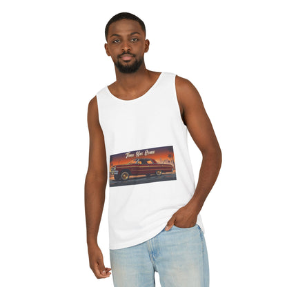 Classic Lowrider Tank Top —  Vintage Car Graphic Tee