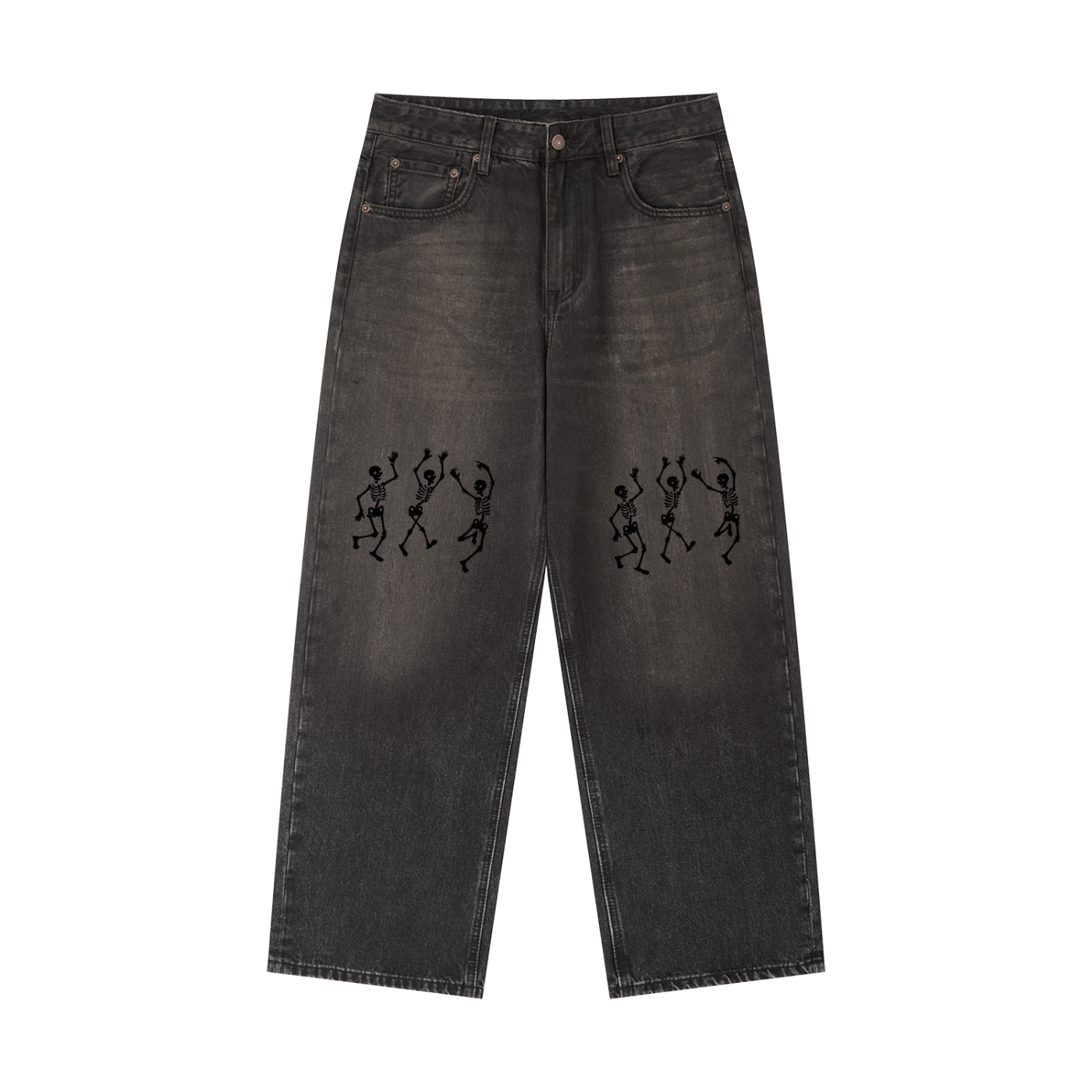 Vintage Wash Heavyweight Denim Jeans - One Last dance