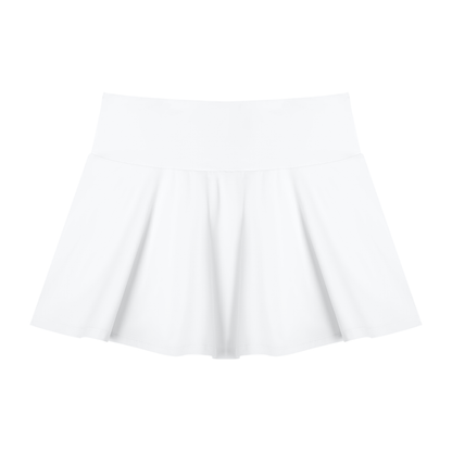 Women’s Pleated A-Line Skirt - Glossy Lips