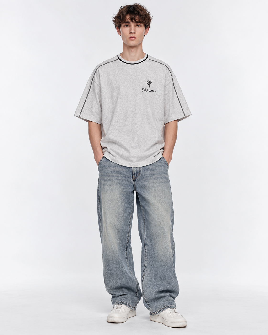 Unisex Over sized minimalist T-Shirt - Miami