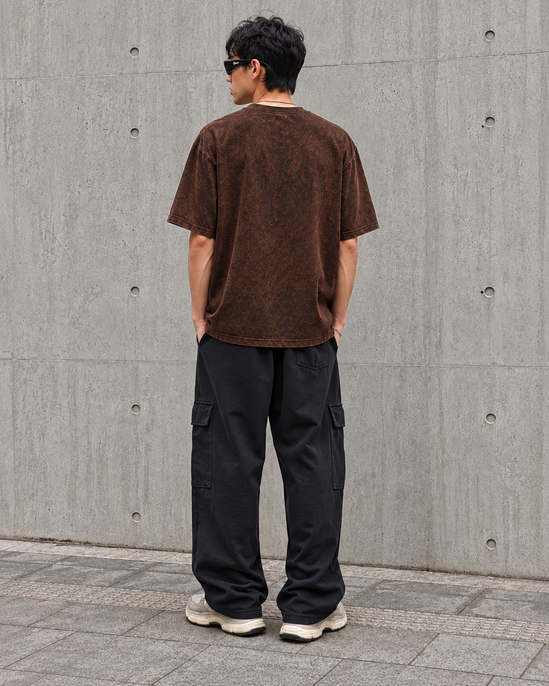 Men Mineral Wash Boxy T-Shirt - Insanely Sane