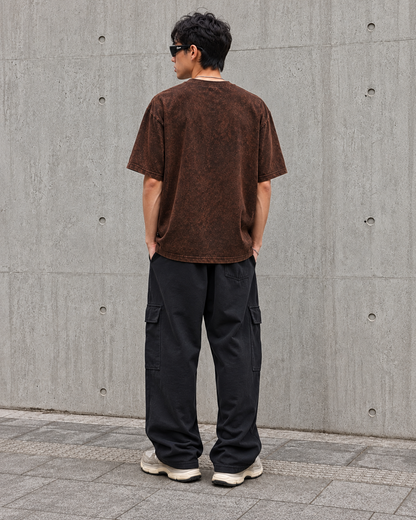 Men Mineral Wash Boxy T-Shirt - Insanely Sane