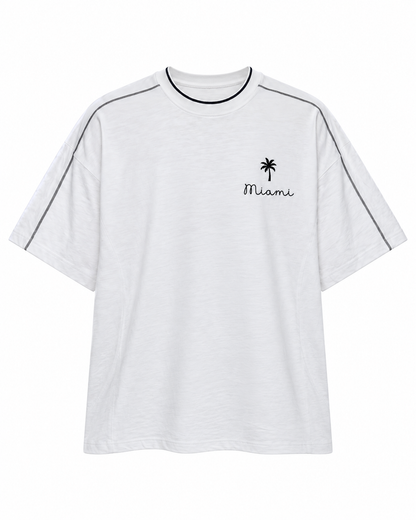 Unisex Over sized minimalist T-Shirt - Miami