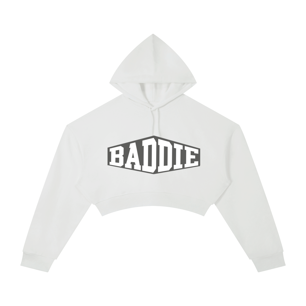 Essential Cropped Hoodie - BADDIE
