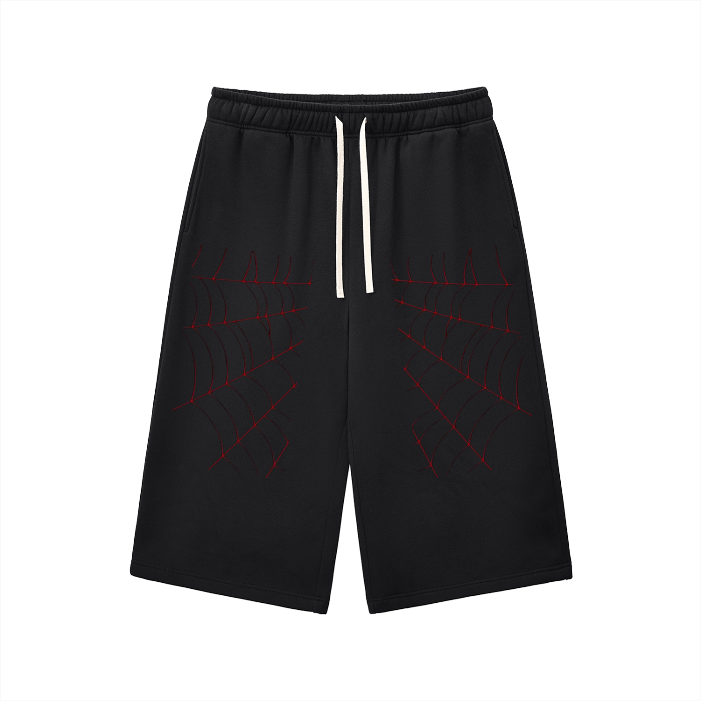 Relaxed Drawstring Three-quarter Sweatpants - TRAP
