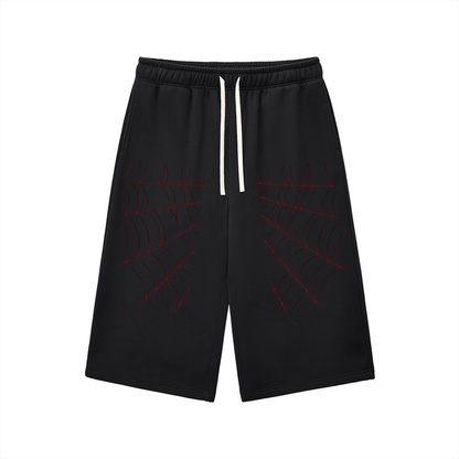 Relaxed Drawstring Three-quarter Sweatpants - TRAP