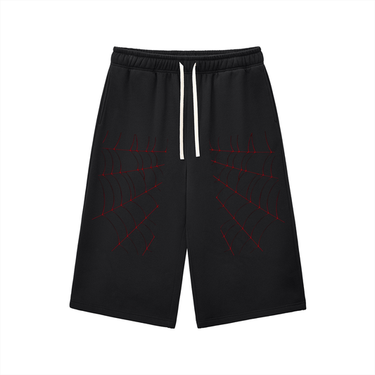 Relaxed Drawstring Three-quarter Sweatpants - TRAP