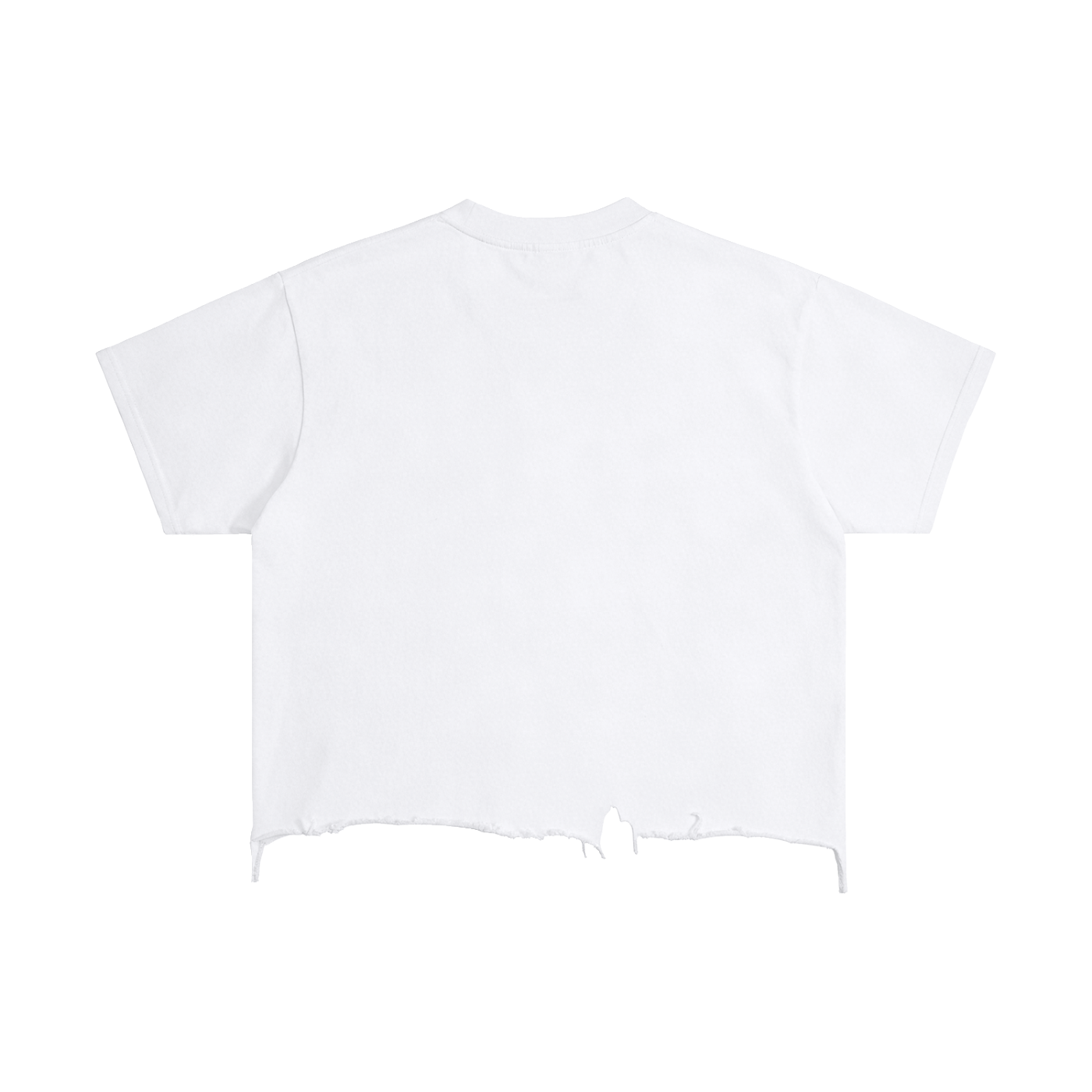 Vintage Wash Boxy Distressed Hem T-Shirt - RIDE MODE