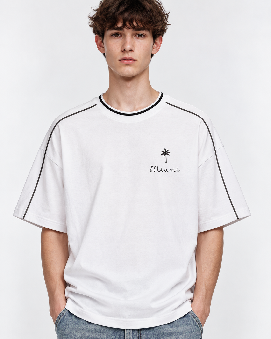 Unisex Over sized minimalist T-Shirt - Miami