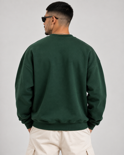 Drop Shoulder Crewneck Sweatshirt -STREET LYF