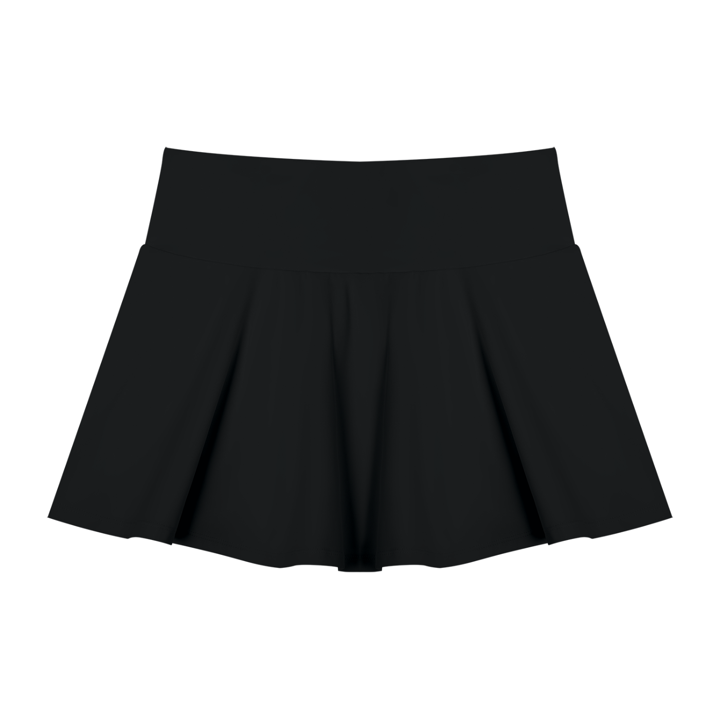Women’s Pleated A-Line Skirt - Glossy Lips