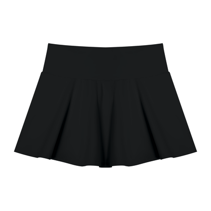 Women’s Pleated A-Line Skirt - Glossy Lips