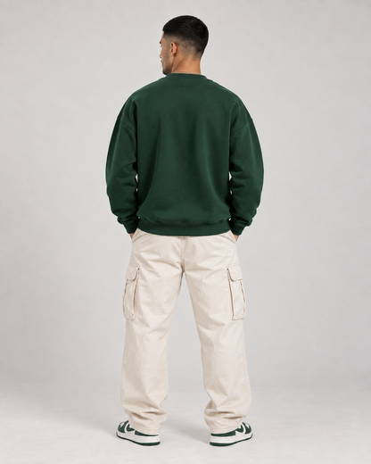 Drop Shoulder Crewneck Sweatshirt -STREET LYF