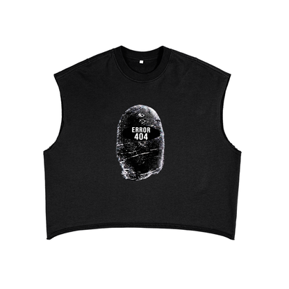French Terry Boxy Tank Top - Anonymous