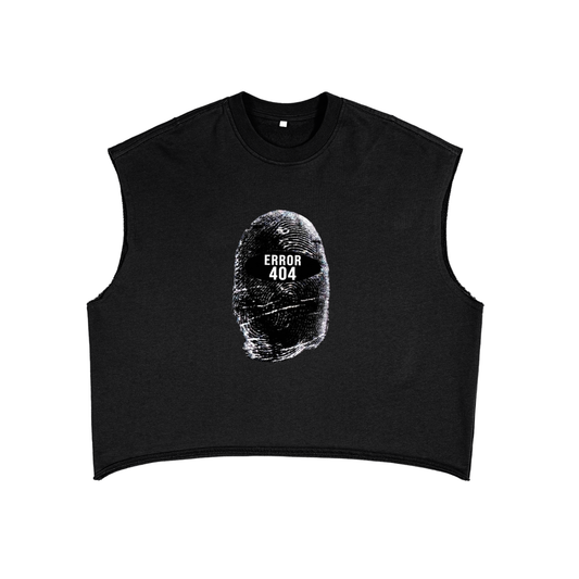 French Terry Boxy Tank Top - Anonymous